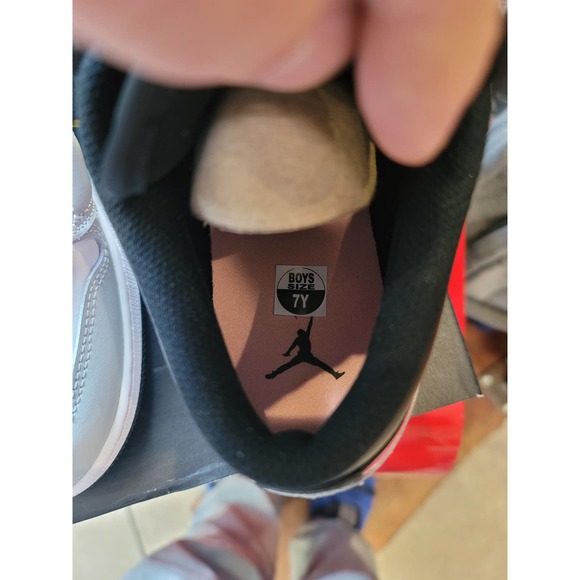 jordan 1 low white grey pink size 7 - Picture 7 of 9